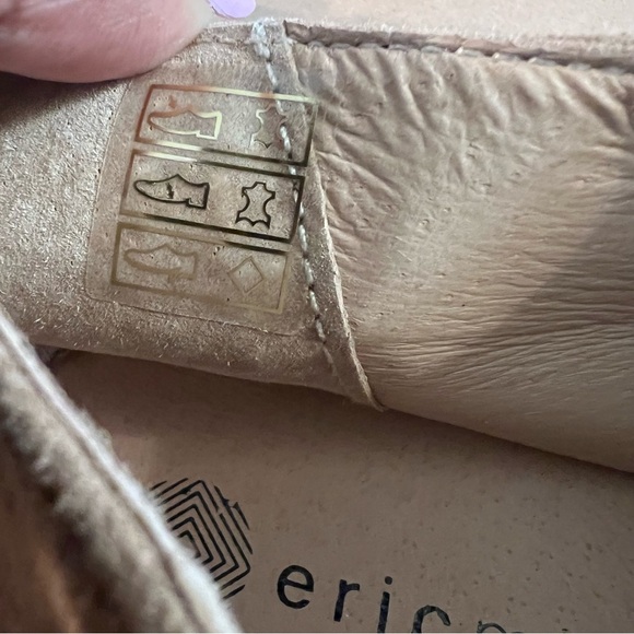 NWOB Eric Michael Womens Espadrilles Platform Heels Tan Suede LaceUp Spain EU 42 - Picture 11 of 13